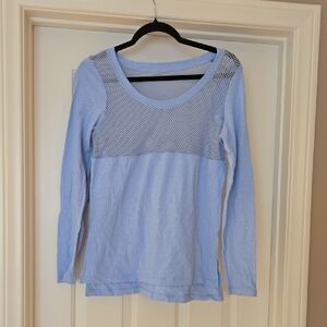 Lorna Jane Light Blue Long Sleeve Top